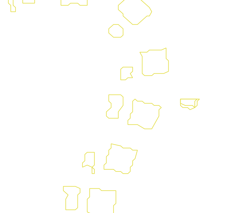 Daksegment met contourlijnen en structuurweergave
