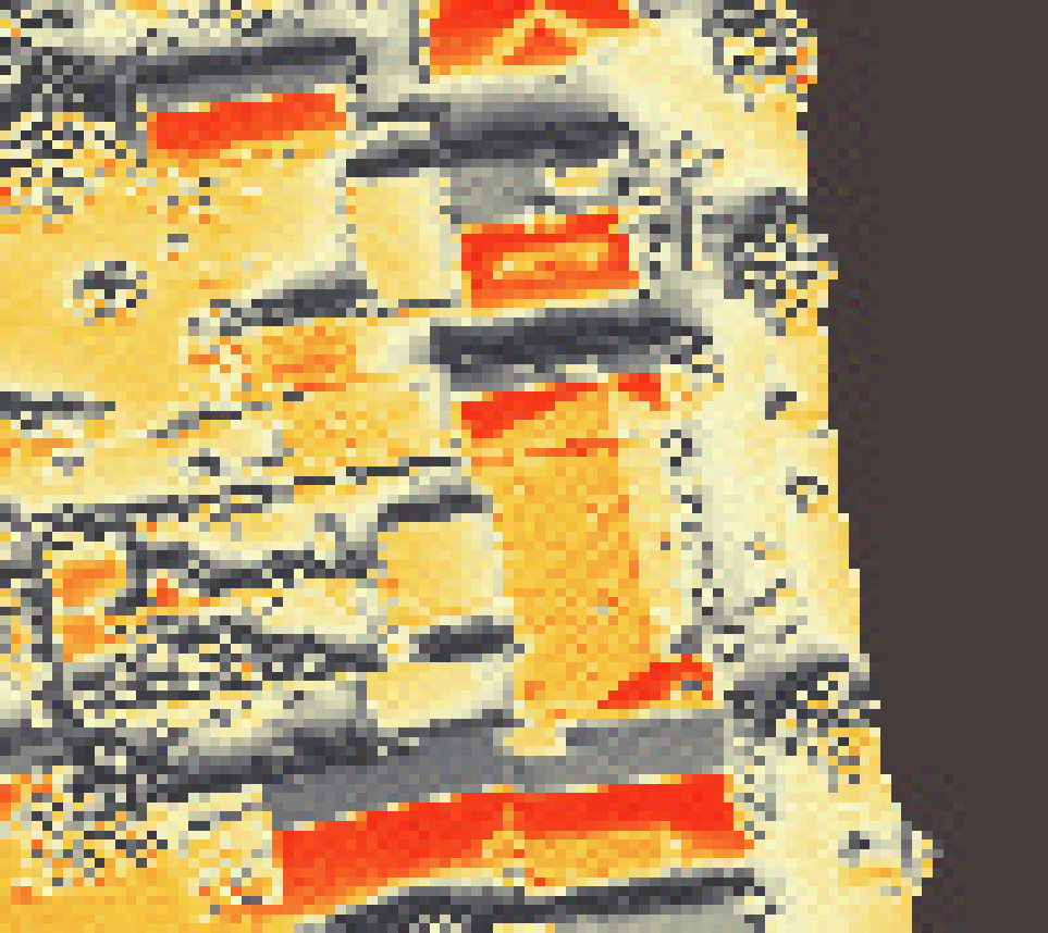 PV-irradiatie op daksegment met intensiteitsverdeling van zonlicht