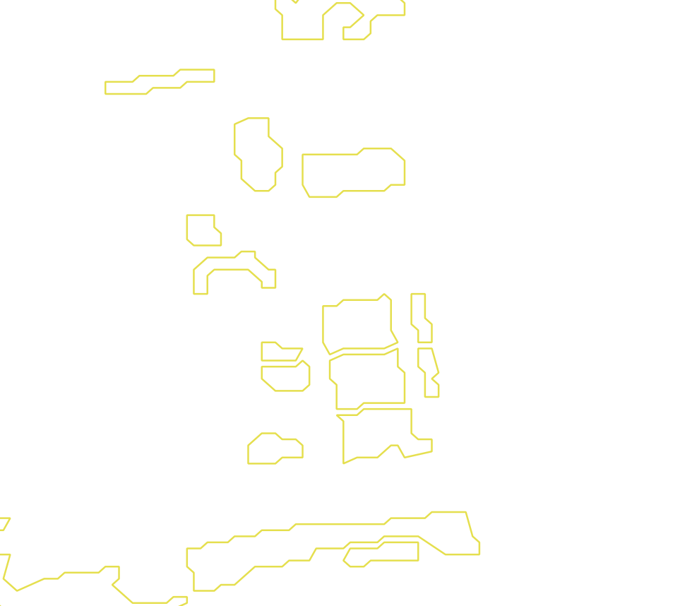 Daksegment met contourlijnen en structuurweergave