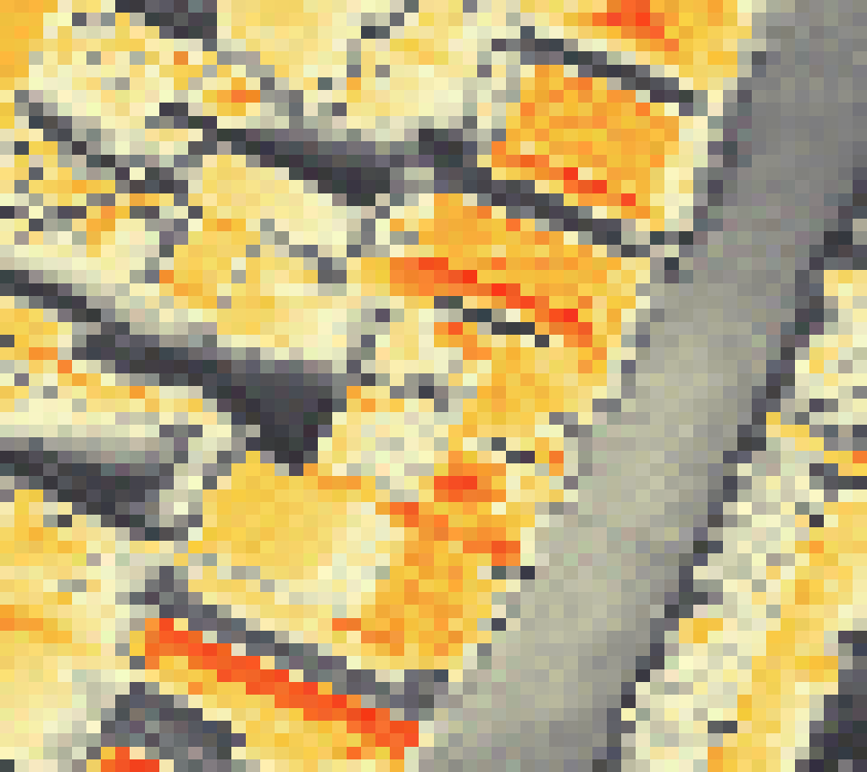 PV-irradiatie op daksegment ingezoomd met intensiteitsverdeling van zonlicht