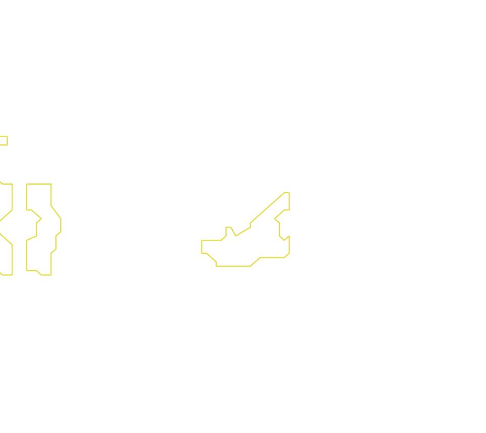 Daksegment met contourlijnen en structuurweergave