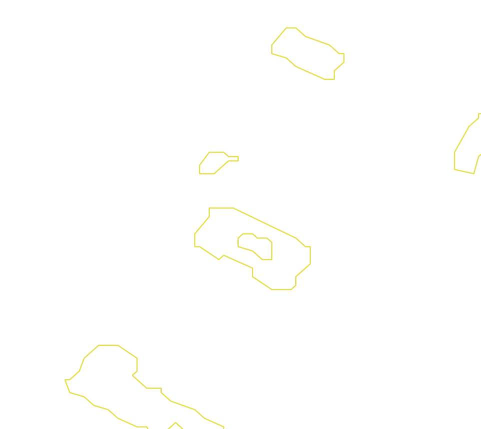 Daksegment met contourlijnen en structuurweergave