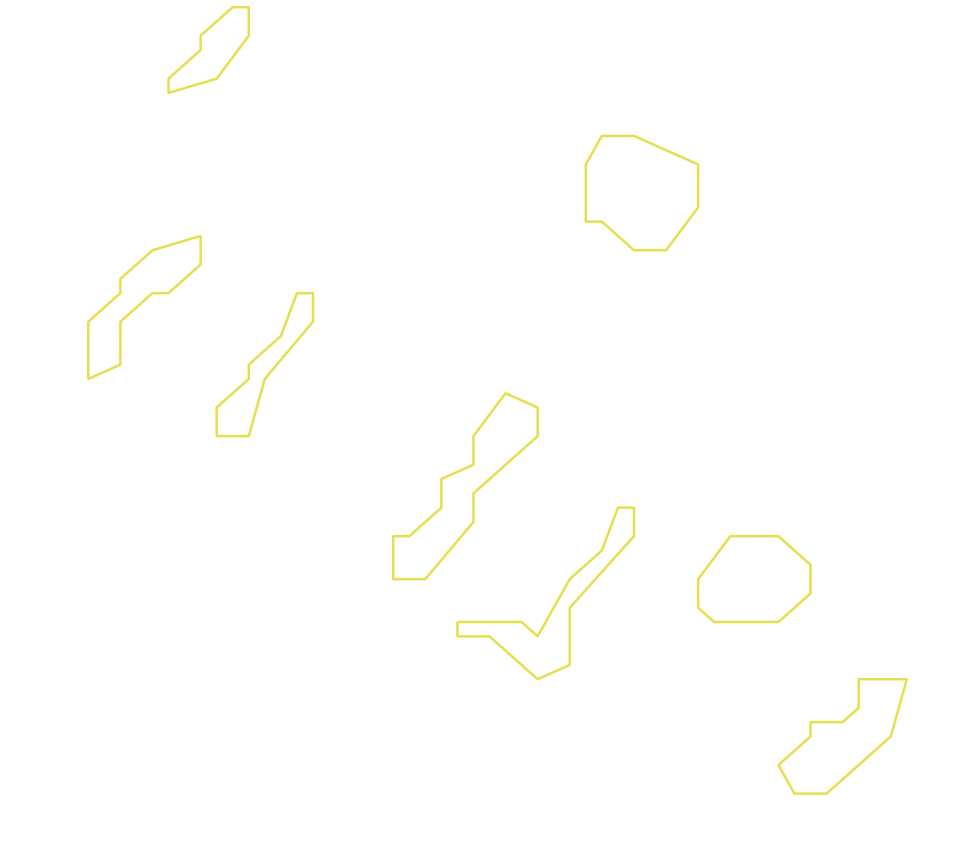 Daksegment ingezoomd met contourlijnen en structuurweergave