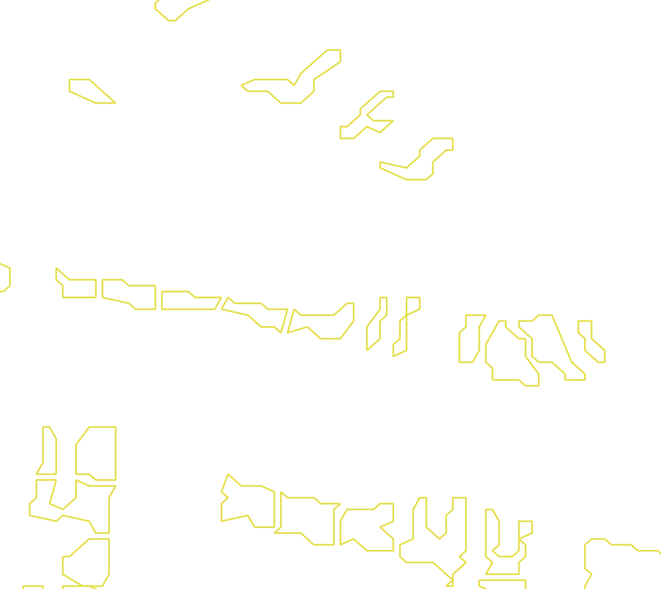 Daksegment met contourlijnen en structuurweergave