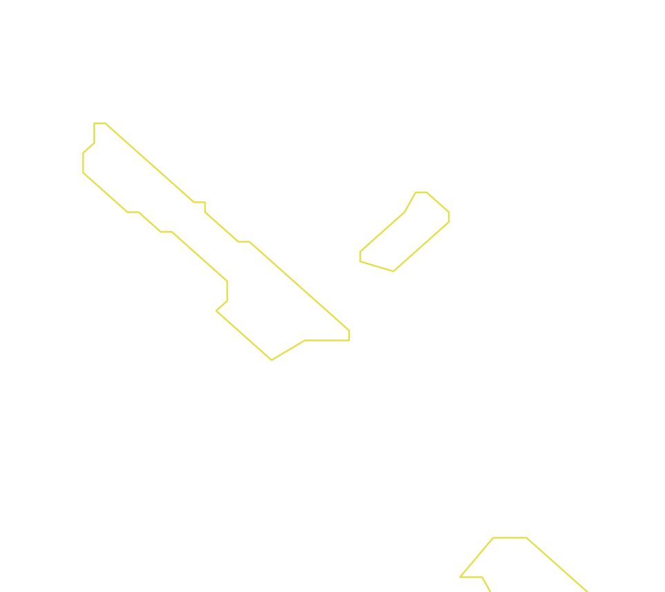 Daksegment ingezoomd met contourlijnen en structuurweergave