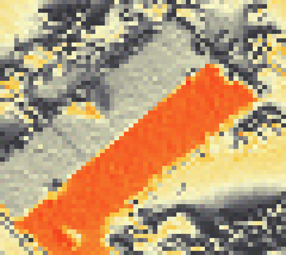 PV-irradiatie op daksegment ingezoomd met intensiteitsverdeling van zonlicht