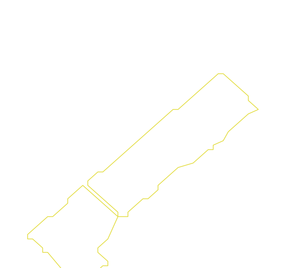 Daksegment ingezoomd met contourlijnen en structuurweergave