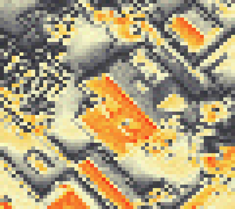 PV-irradiatie op daksegment ingezoomd met intensiteitsverdeling van zonlicht