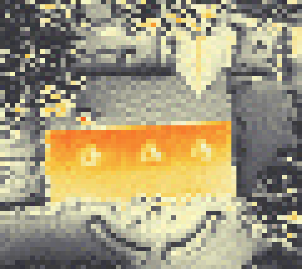 PV-irradiatie op daksegment ingezoomd met intensiteitsverdeling van zonlicht