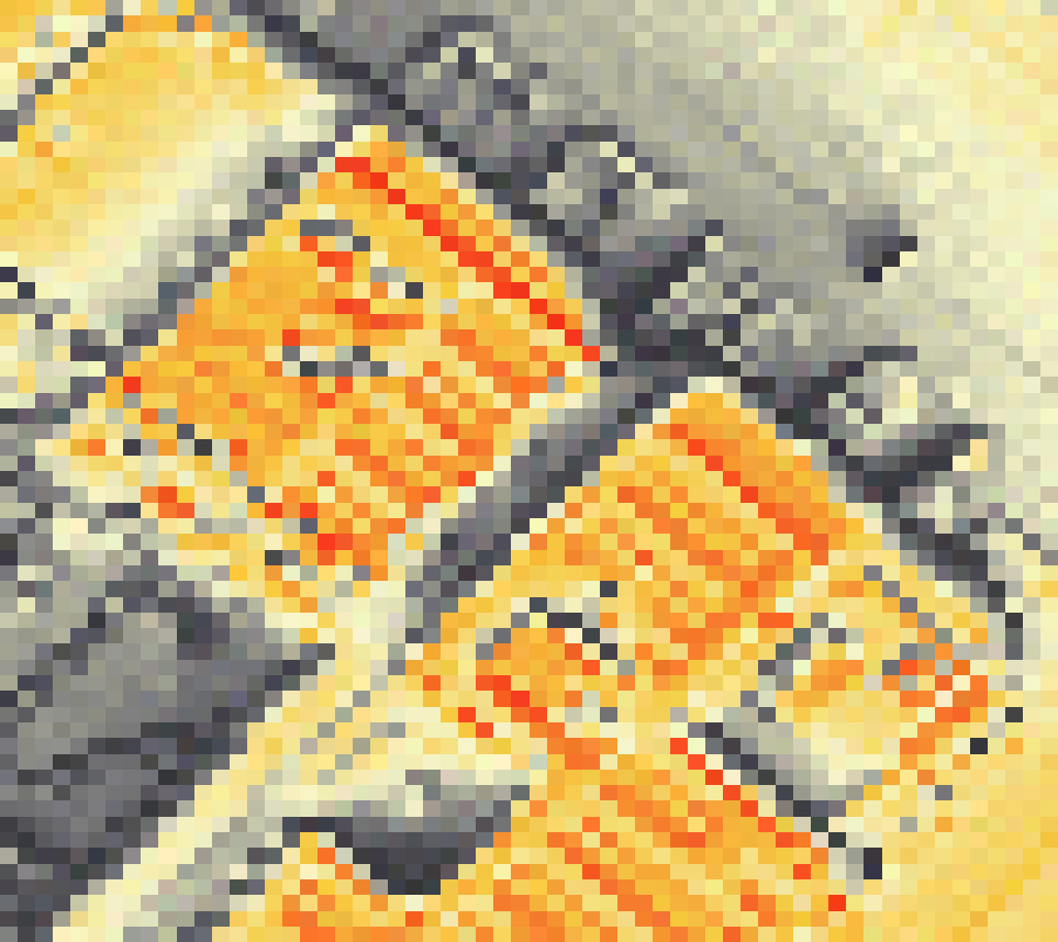 PV-irradiatie op daksegment ingezoomd met intensiteitsverdeling van zonlicht