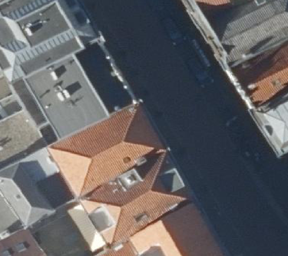 True ortho luchtfoto van 's-Gravenhage met zicht op woning