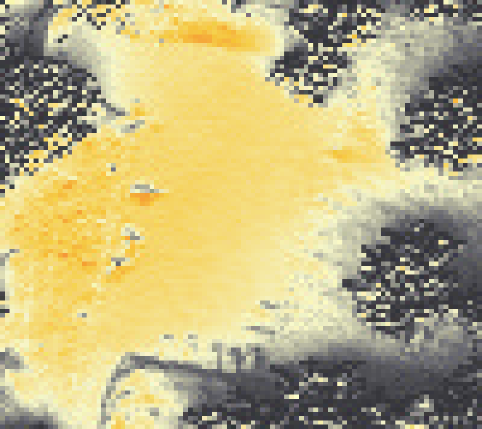 PV-irradiatie op daksegment met intensiteitsverdeling van zonlicht