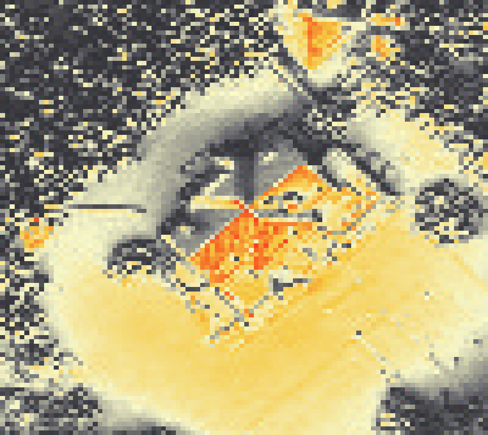 PV-irradiatie op daksegment met intensiteitsverdeling van zonlicht