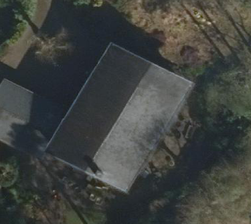 True ortho luchtfoto van Wassenaar met zicht op woning