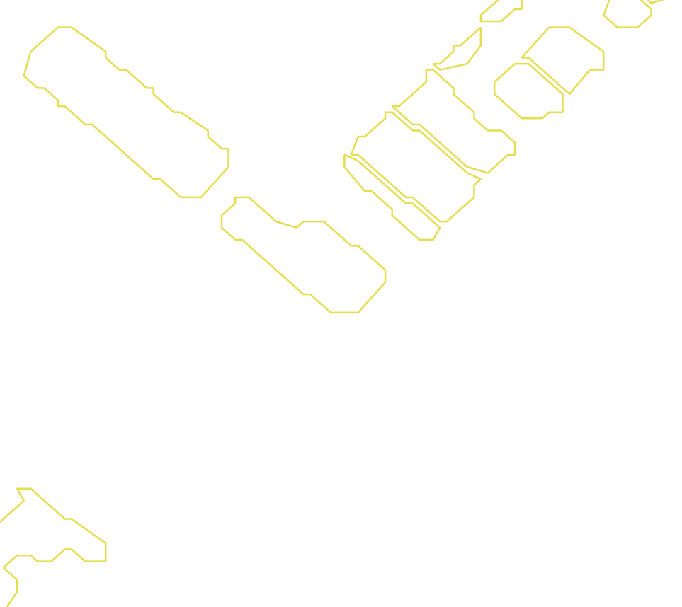 Daksegment met contourlijnen en structuurweergave
