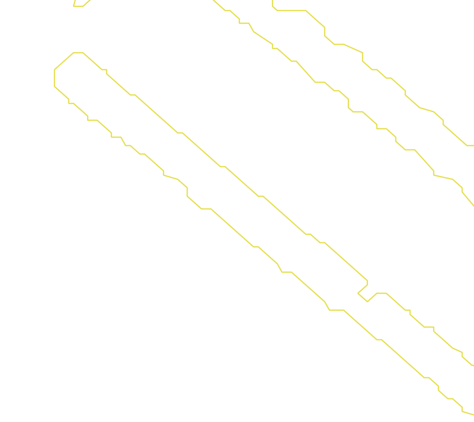 Daksegment met contourlijnen en structuurweergave