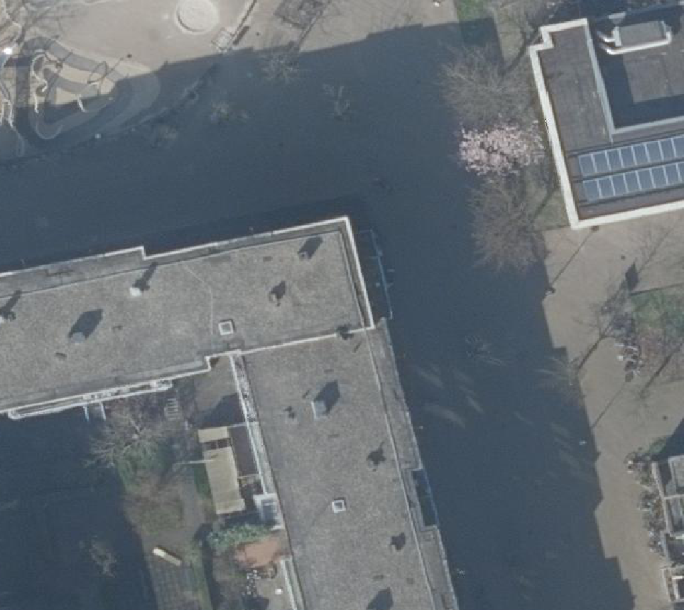 True ortho Luchtfoto op daksegment