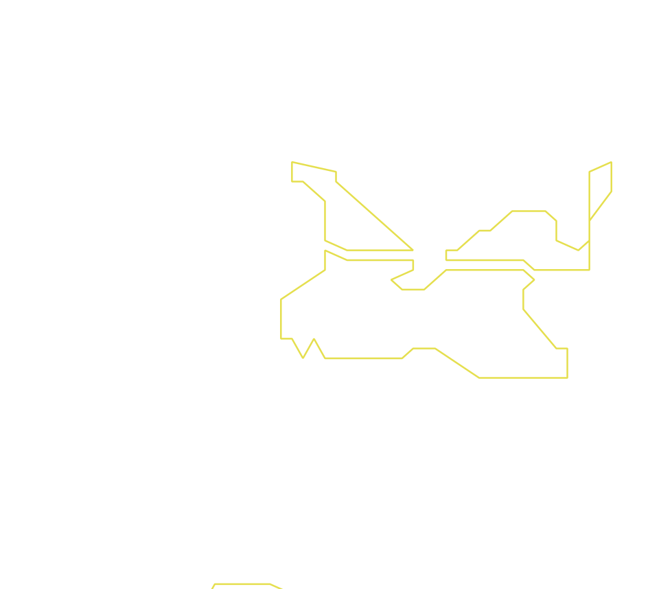 Daksegment ingezoomd met contourlijnen en structuurweergave
