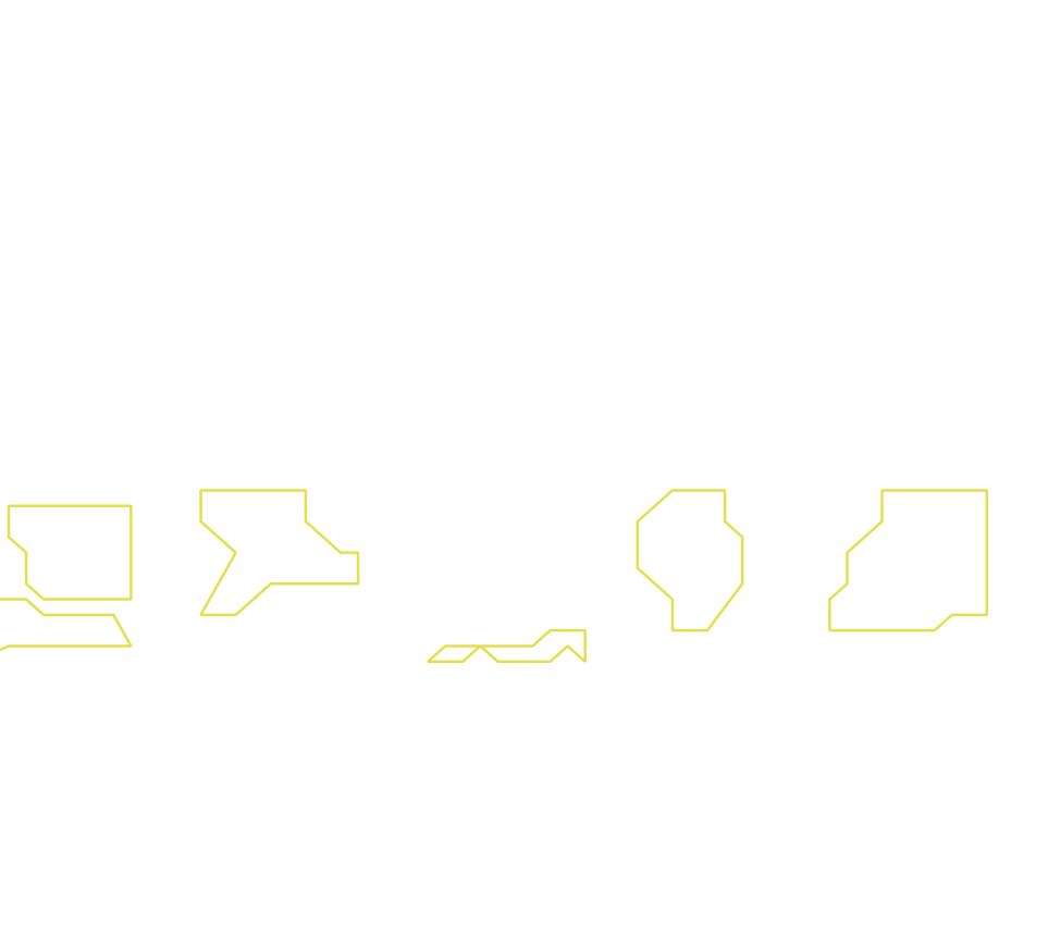 Daksegment ingezoomd met contourlijnen en structuurweergave