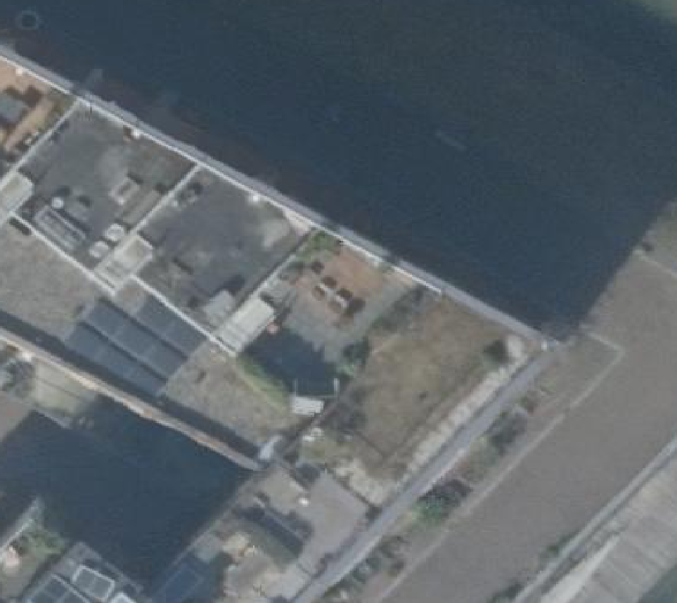 True ortho luchtfoto van Amsterdam met zicht op woning