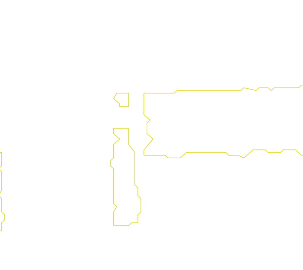 Daksegment met contourlijnen en structuurweergave