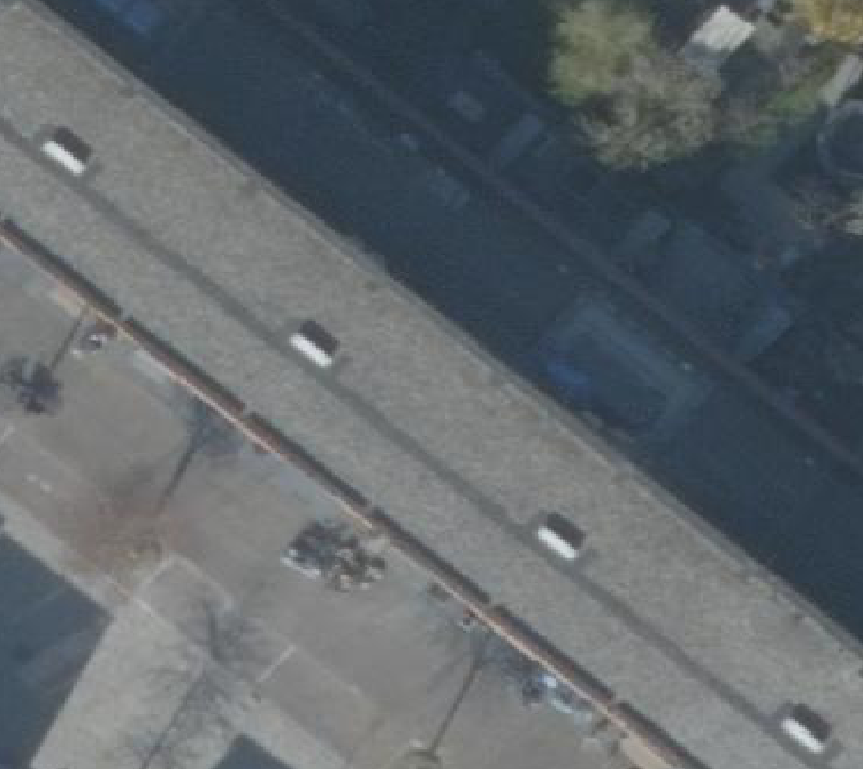 True ortho luchtfoto van Amsterdam met zicht op woning