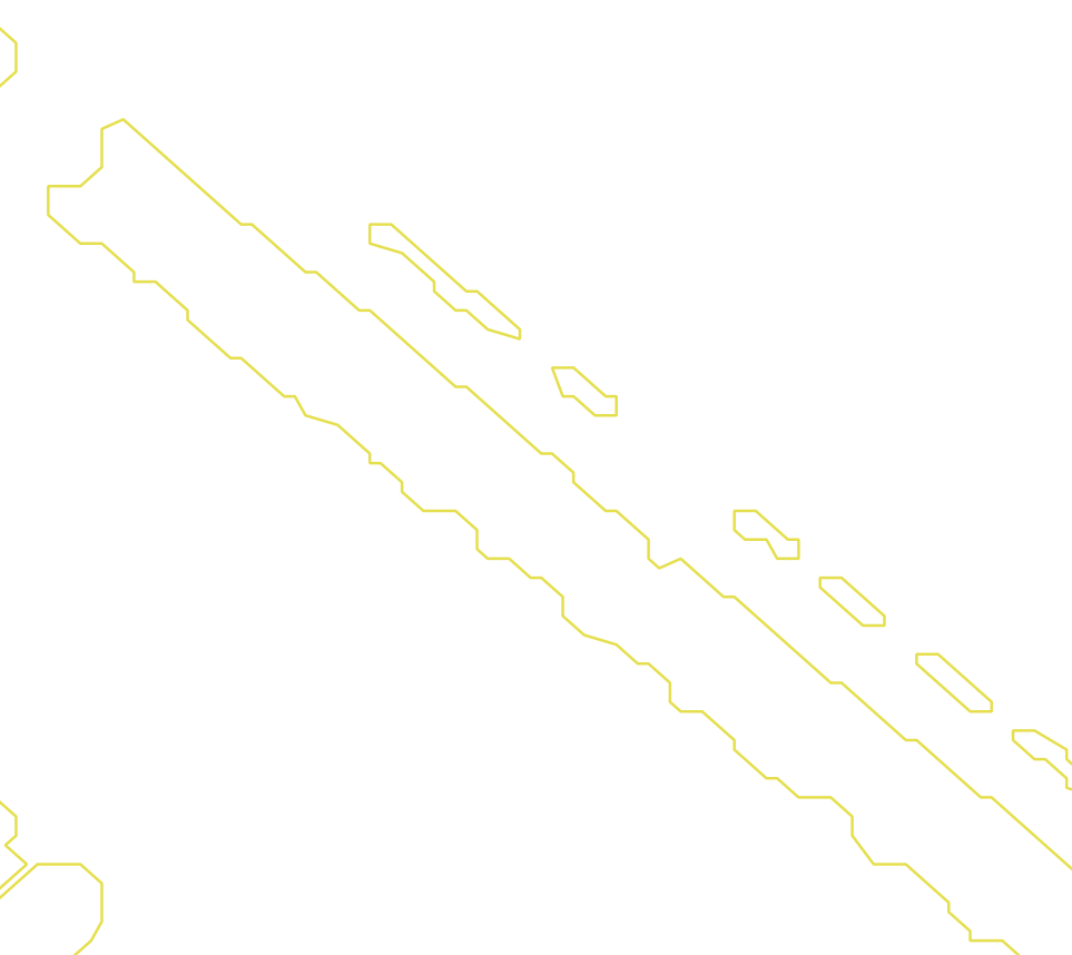 Daksegment met contourlijnen en structuurweergave