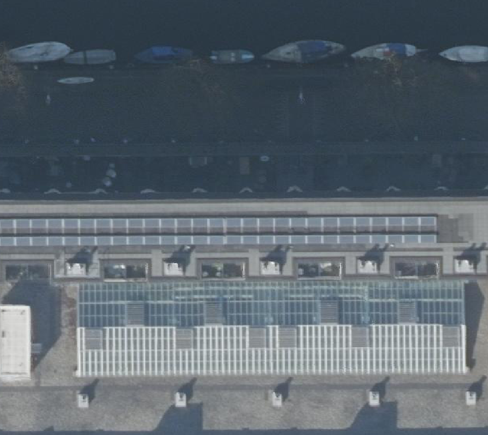 True ortho Luchtfoto op daksegment