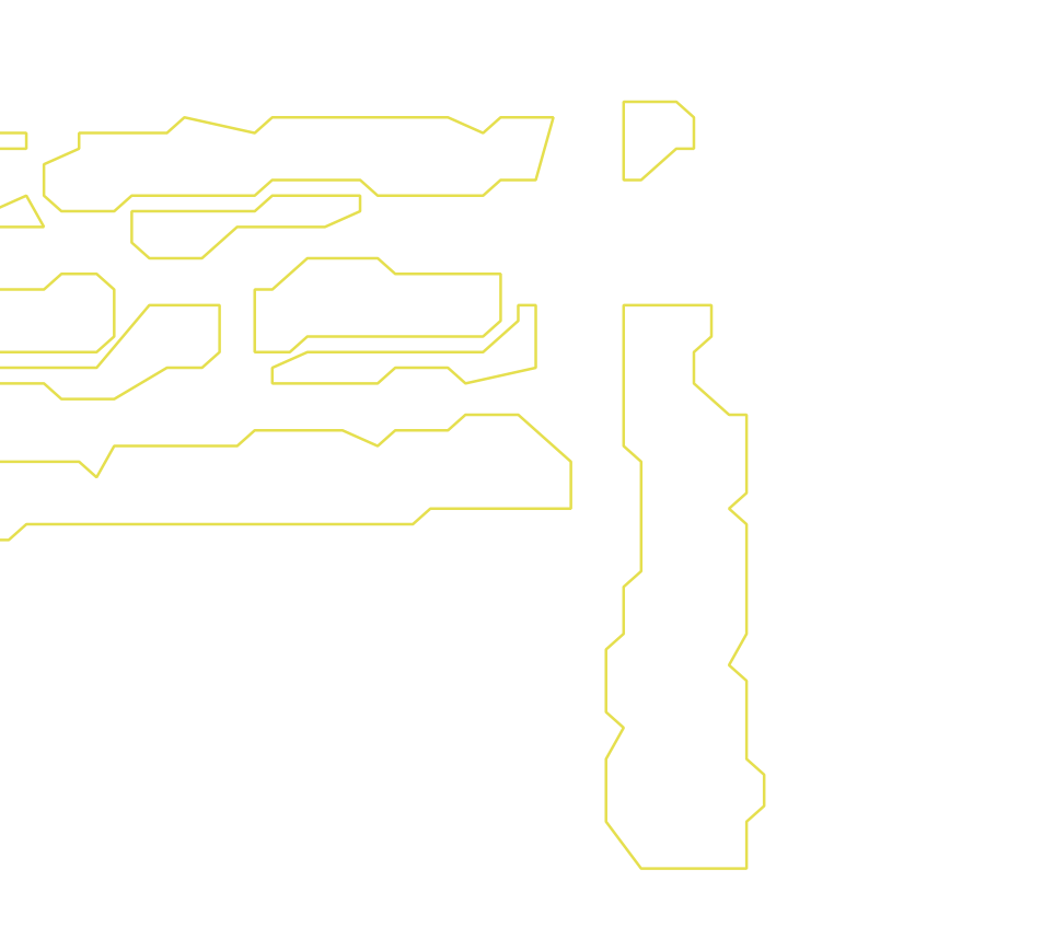 Daksegment ingezoomd met contourlijnen en structuurweergave