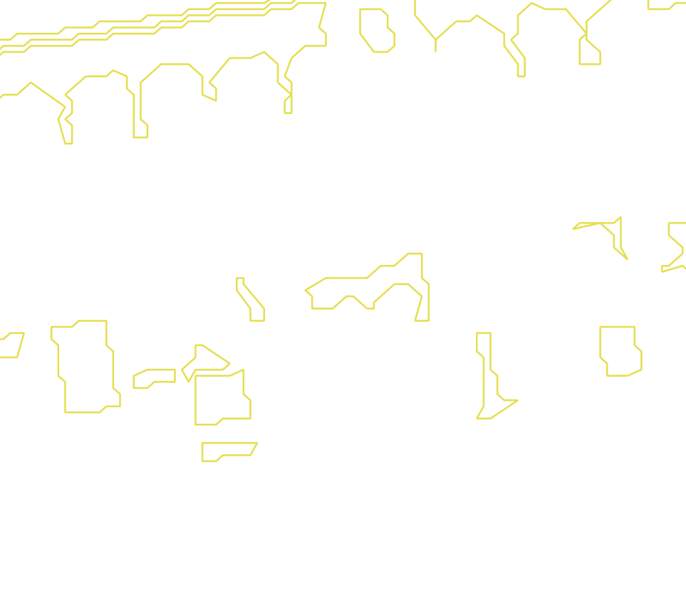 Daksegment met contourlijnen en structuurweergave