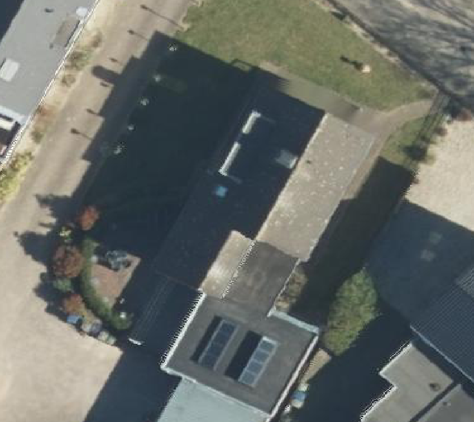 True ortho luchtfoto van Elst Ut met zicht op woning