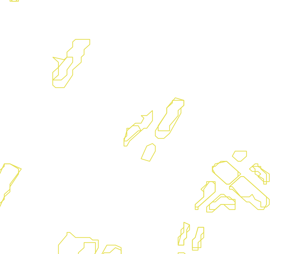 Daksegment met contourlijnen en structuurweergave