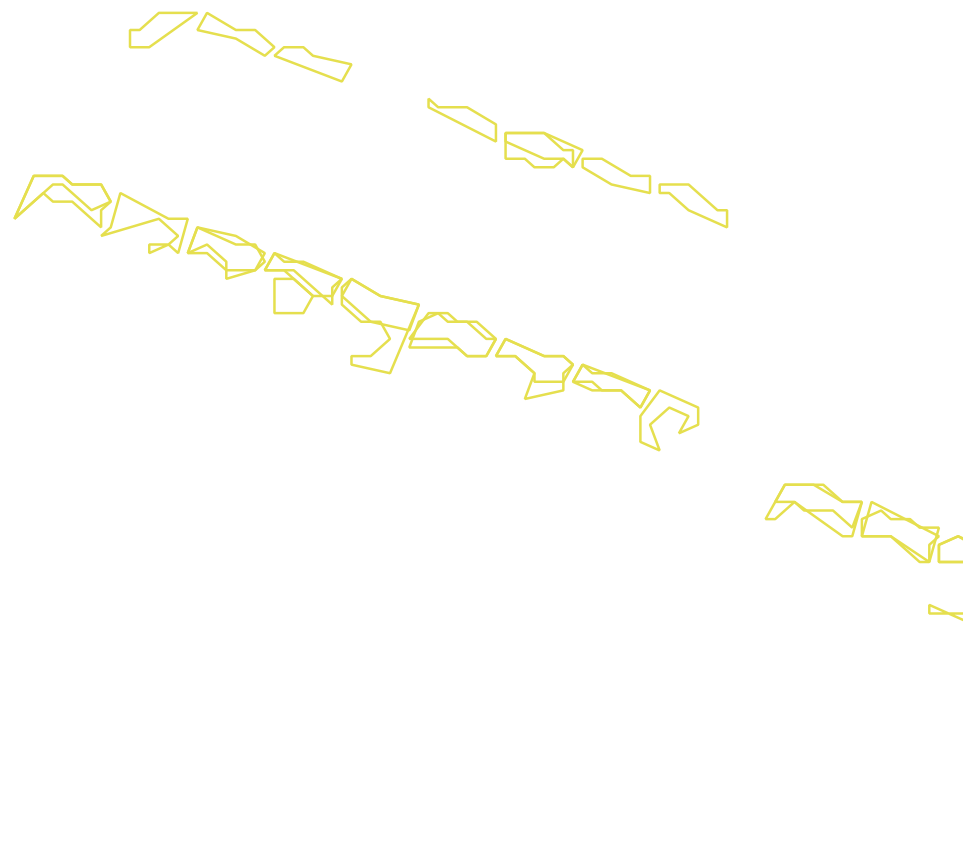 Daksegment met contourlijnen en structuurweergave