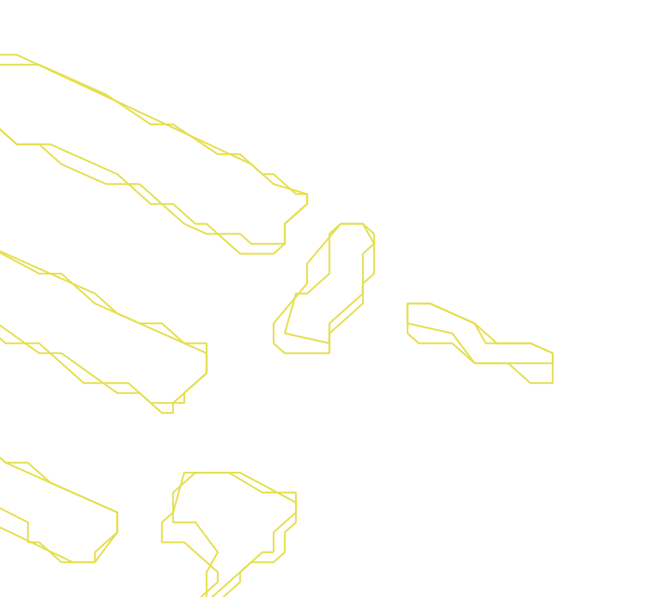 Daksegment ingezoomd met contourlijnen en structuurweergave