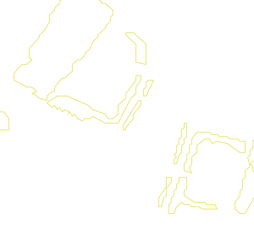 Daksegment met contourlijnen en structuurweergave