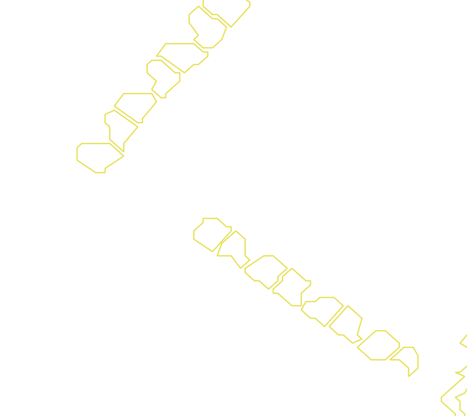 Daksegment met contourlijnen en structuurweergave