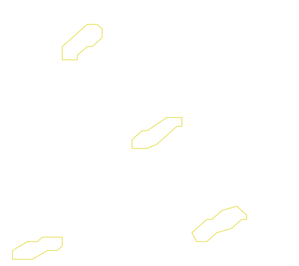 Daksegment ingezoomd met contourlijnen en structuurweergave