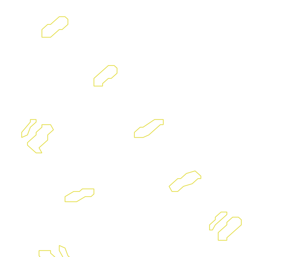 Daksegment met contourlijnen en structuurweergave