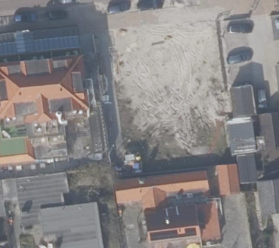 True ortho Luchtfoto op daksegment