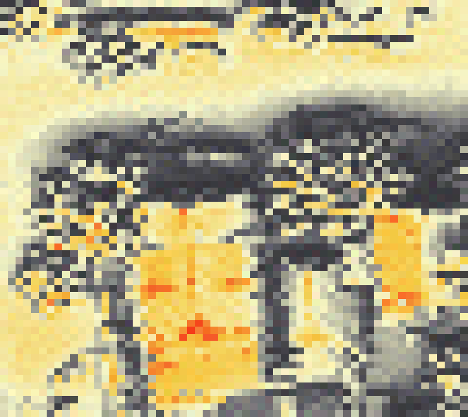 PV-irradiatie op daksegment ingezoomd met intensiteitsverdeling van zonlicht