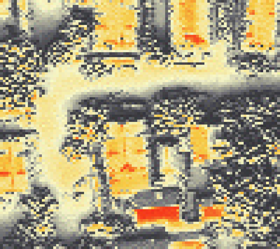 PV-irradiatie op daksegment met intensiteitsverdeling van zonlicht