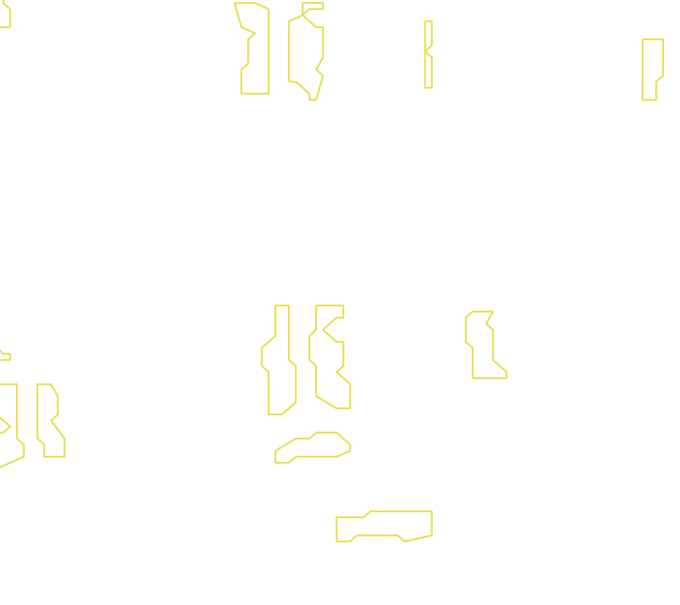 Daksegment met contourlijnen en structuurweergave