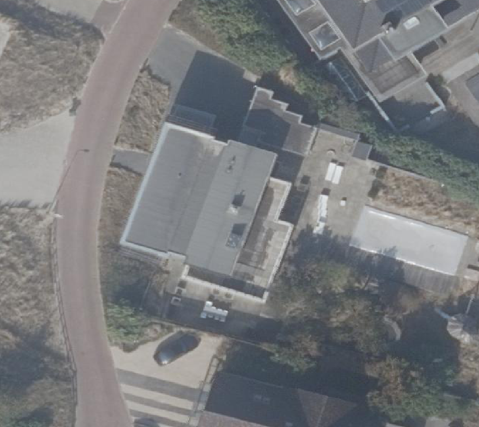 True ortho Luchtfoto op daksegment