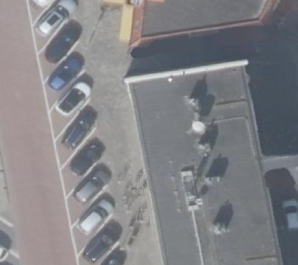 True ortho luchtfoto van Bergen aan Zee met zicht op woning