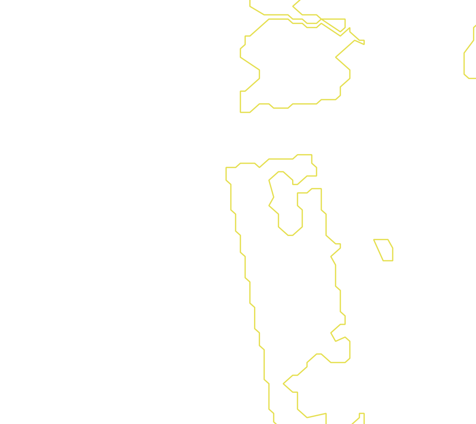 Daksegment met contourlijnen en structuurweergave