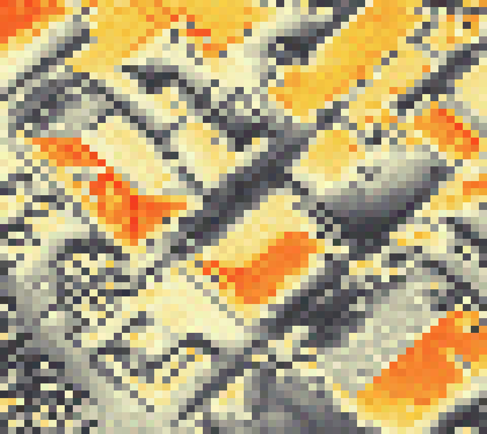 PV-irradiatie op daksegment ingezoomd met intensiteitsverdeling van zonlicht