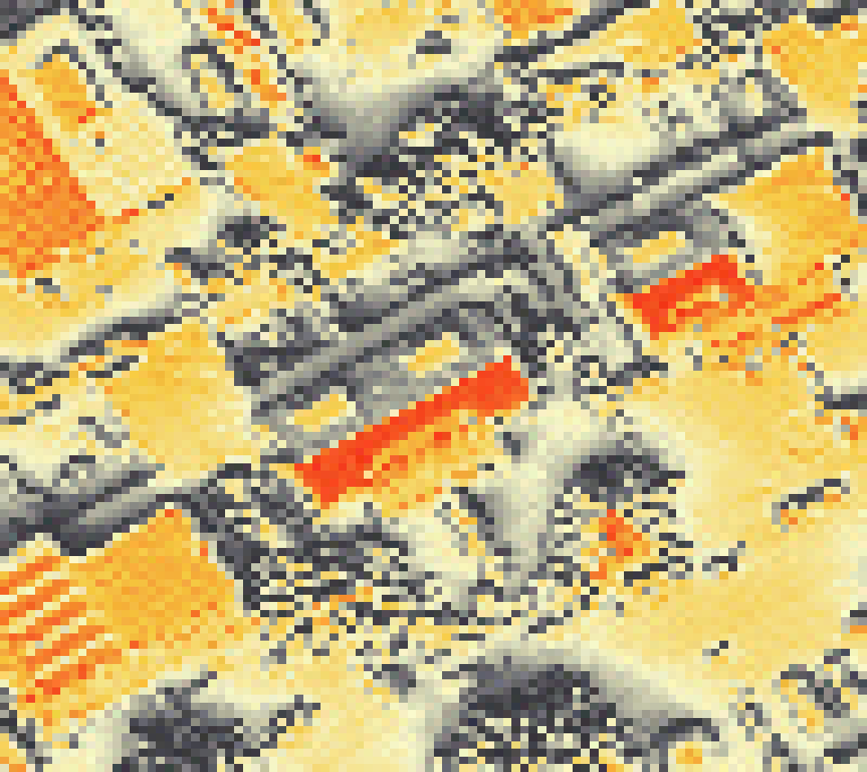 PV-irradiatie op daksegment met intensiteitsverdeling van zonlicht