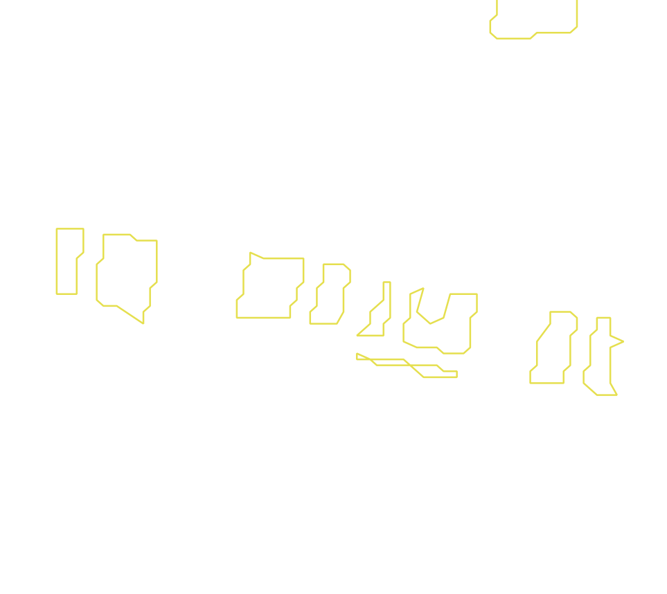 Daksegment met contourlijnen en structuurweergave