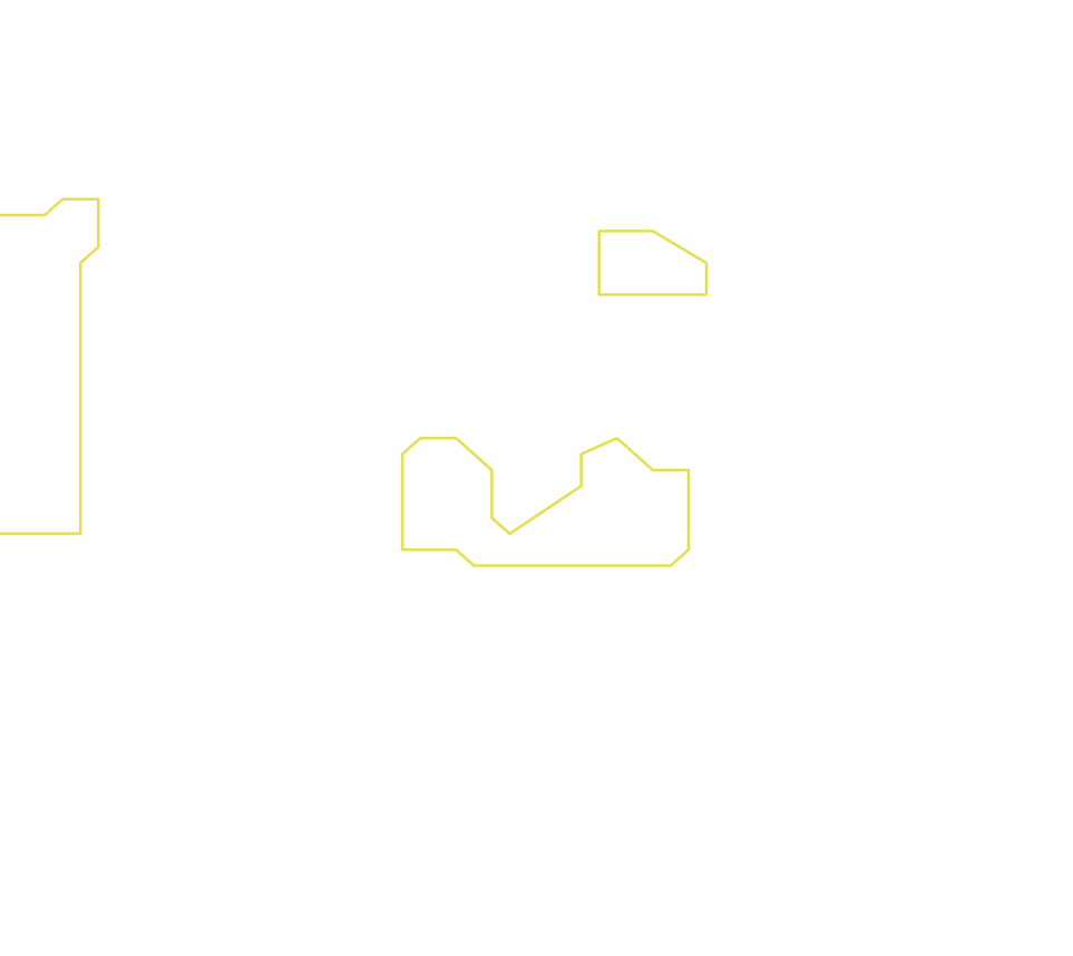 Daksegment ingezoomd met contourlijnen en structuurweergave