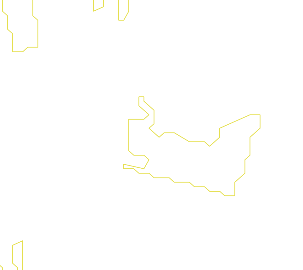 Daksegment ingezoomd met contourlijnen en structuurweergave